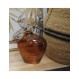Βάζο γυάλινο μελί 15Χ8,5Η17cm