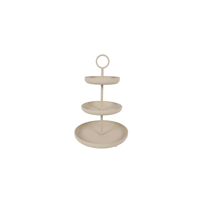 Δίσκος μεταλ.3οροφος εκρού 41Χ62