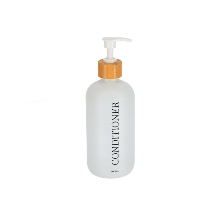 Dispenser γυαλ. CONDITIONER ματ λευκό 500ml