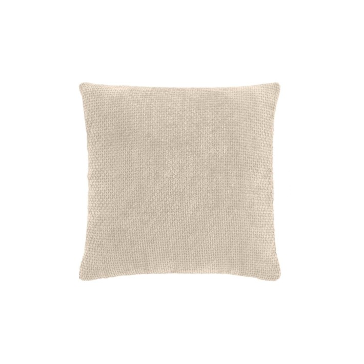 Μαξιλάρι chenille velvet μπεζ 45x45cm