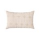 Μαξιλάρι metallic printed polycotton μπεζ 40x60cm