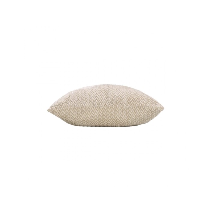 Μαξιλάρι embossed flannel μπεζ 45x45cm