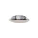 Μαξιλάρι καρό tartan/sherpa ανθρακί 45x45cm