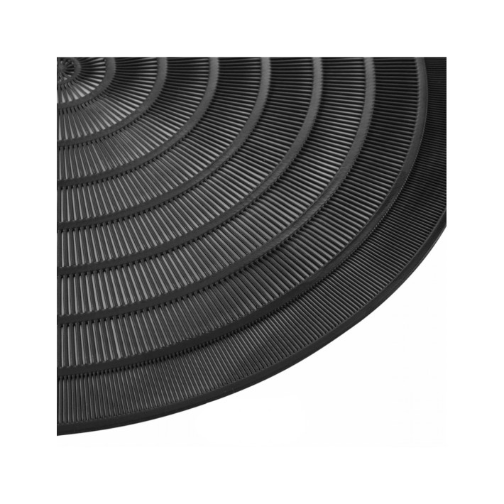 Σουπλά στρογγ."ORIENTAL" PVC μαύρο Φ40cm