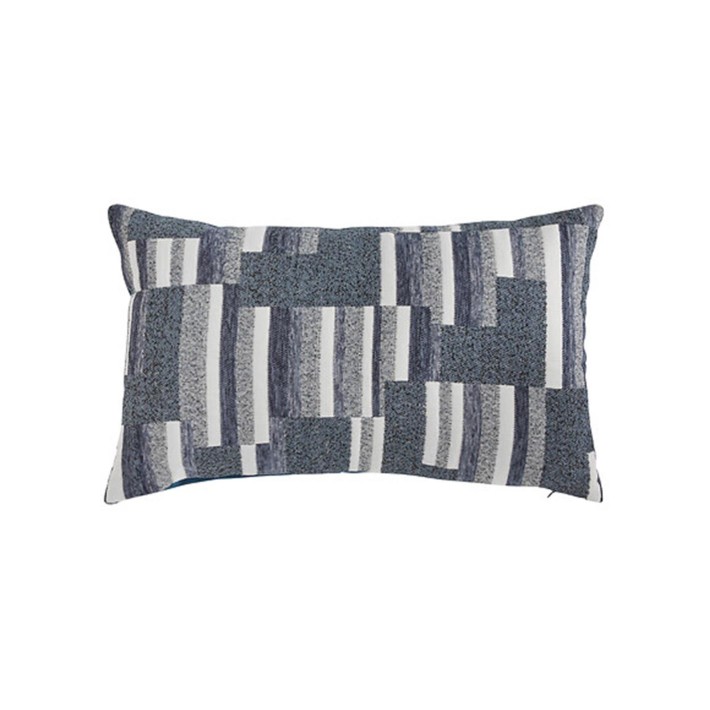 Μαξιλάρι Jacquard μπλε 30x50cm