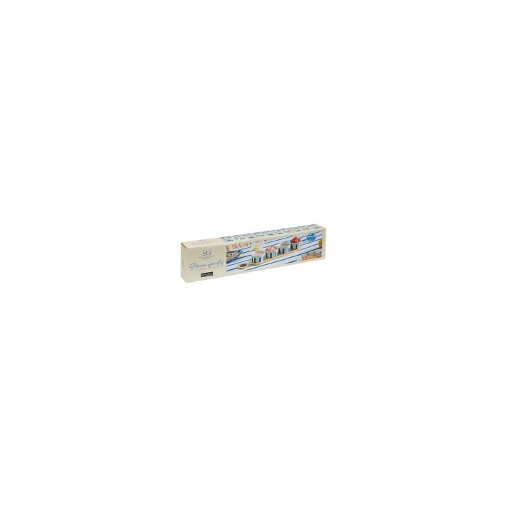Μπωλ σερβιρίσματος ριγέ σε βάση 48 x 10 x 5,5 cm