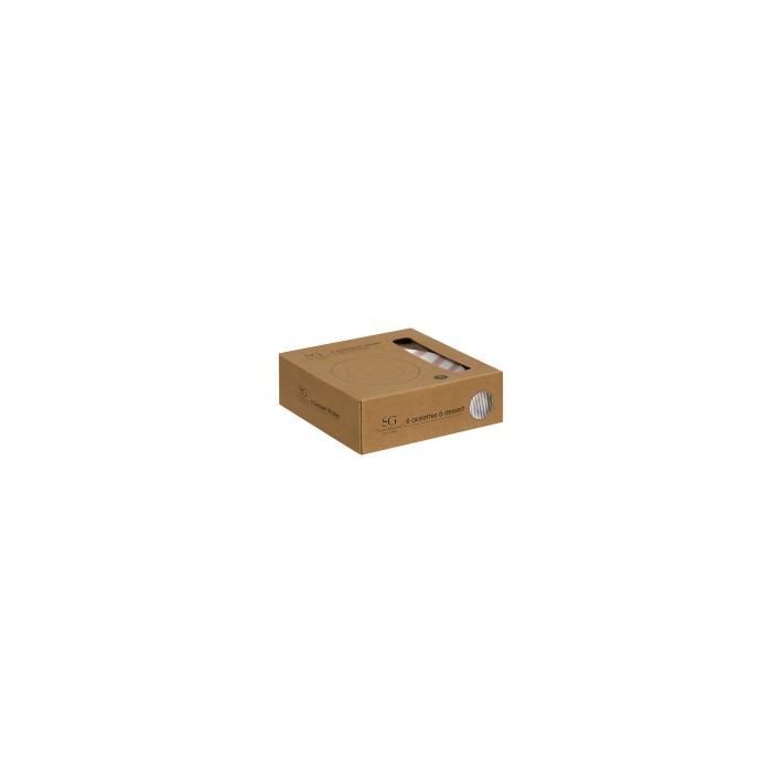 Πιάτο ροζ ρίγες Φ19cm