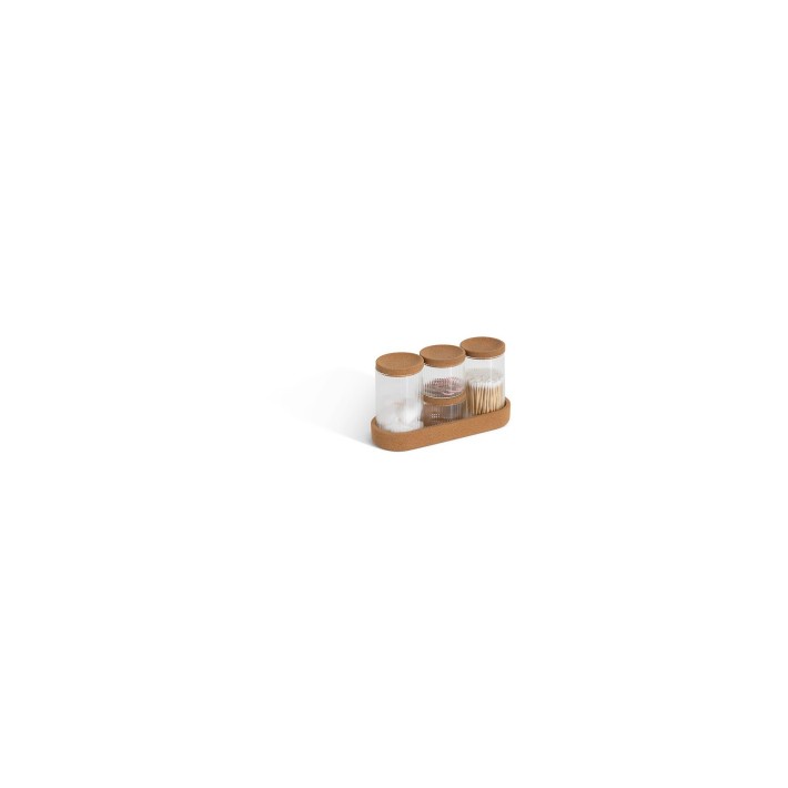 Βάζα 4 αποθήκευσης σε βάση 14x9,7x26cm
