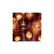 Κηροπήγιο γυαλ.καφέ bliss 8,8Χ10