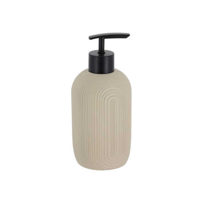 Dispenser μπεζ polyresin 400ml/7x16,5cm