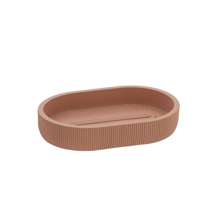 Σαπουνοθήκη κεραμυδί polyresin 13x9cm