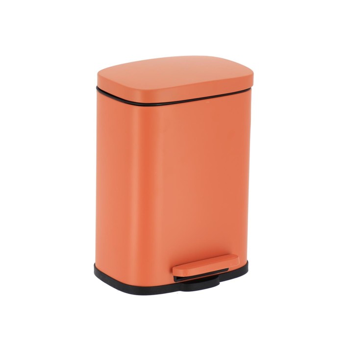 Κάδος απορριμάτων πορτοκαλί soft close 5L/21x18,5x29,5cm
