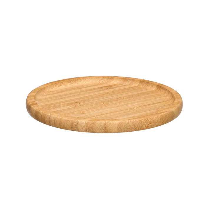 Πιάτο στρογγυλό bamboo φυσικό Φ20cm