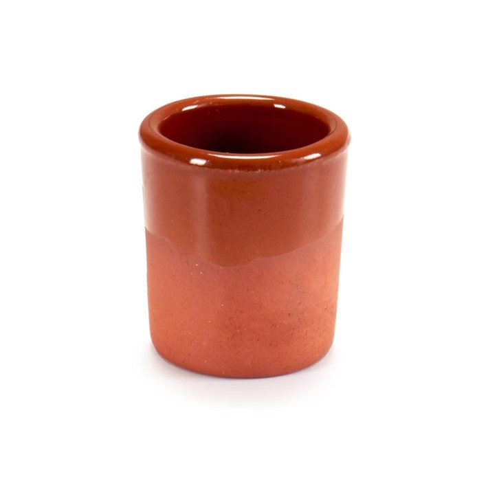 Ποτήρι Κεραμικό  terracotta 50ml/Φ5x5,5cm