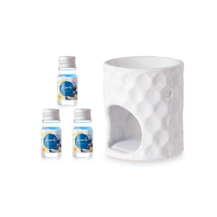 Αρωματιστής κεραμικός set με 3x5ml άρωμα SPA 11x6,5x19,8cm