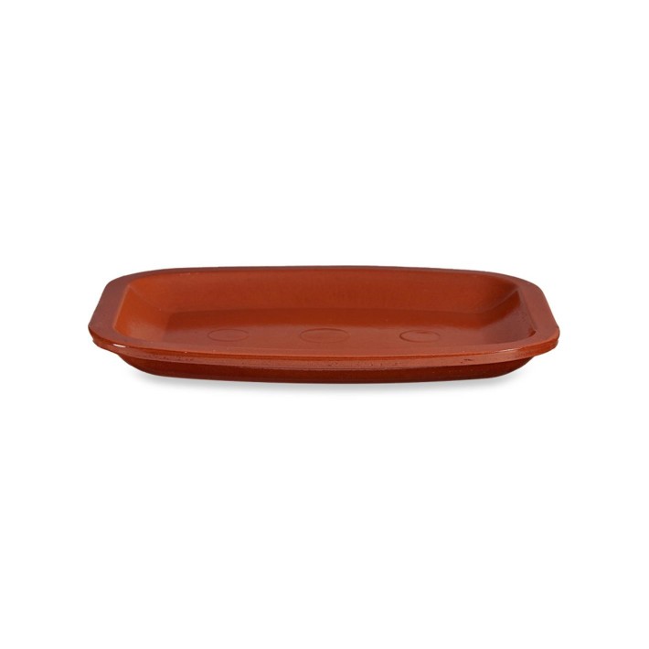 Πιατέλα κεραμική terracotta 26x20cm