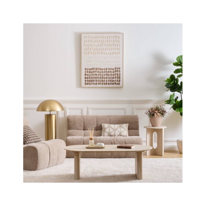Τραπέζι βοηθητικό MDF εφέ ασβεστόλιθου 40x50cm