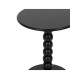 Τραπέζι βοηθητικό MDF μαύρο Φ38Η46,5cm