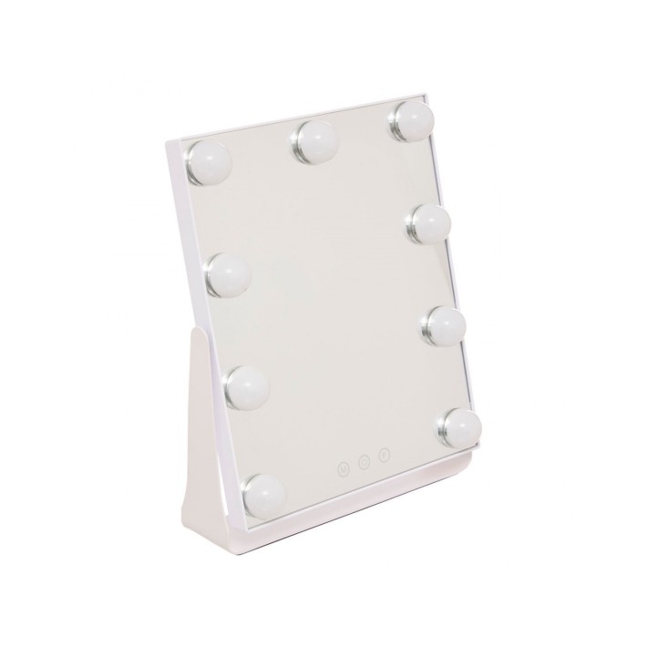 Καθρέφτης με λάμπες LED 27x32cm