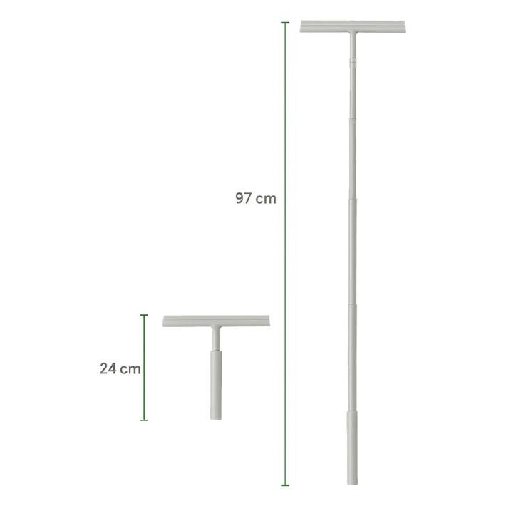 Senso Squeegee light grey τηλεσκοπικός καθαριστής τζαμιών με γάντζο Sealskin