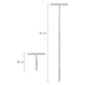Senso Squeegee light grey τηλεσκοπικός καθαριστής τζαμιών με γάντζο Sealskin
