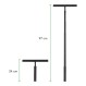 Senso Squeegee black τηλεσκοπικός καθαριστής τζαμιών με γάντζο Sealskin
