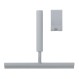 Senso Squeegee light grey τηλεσκοπικός καθαριστής τζαμιών με γάντζο Sealskin