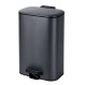 Κάδος Soft Close Μεταλλικός 30L Μαύρος Ματ 36.5x25x54cm MRShome