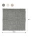 Reverse 60x60 grey πατάκι μπάνιου Sealskin