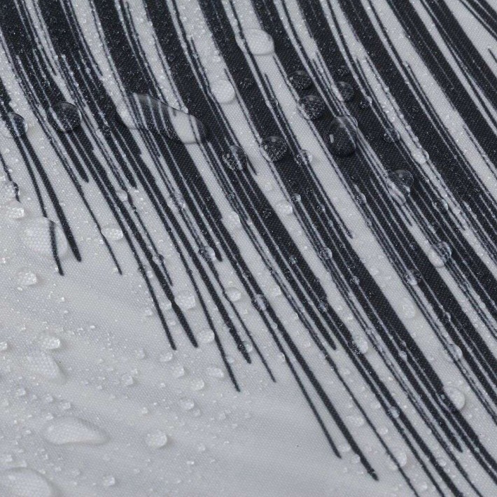 Birds 180x200 black κουρτίνα μπάνιου υφασμάτινη Sealskin