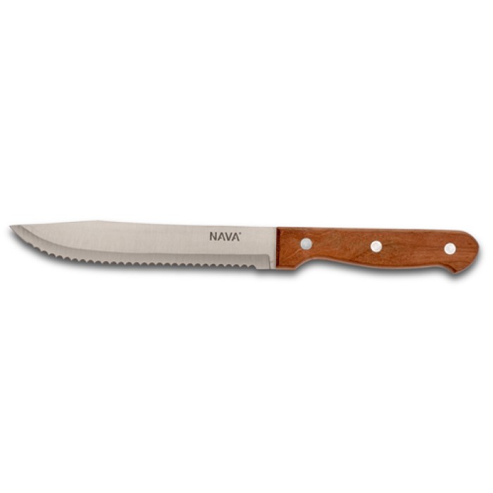 Aνοξείδωτο ατσάλινο μαχαίρι Butcher 'Terrestrial' με ξύλινη λαβή 30cm
