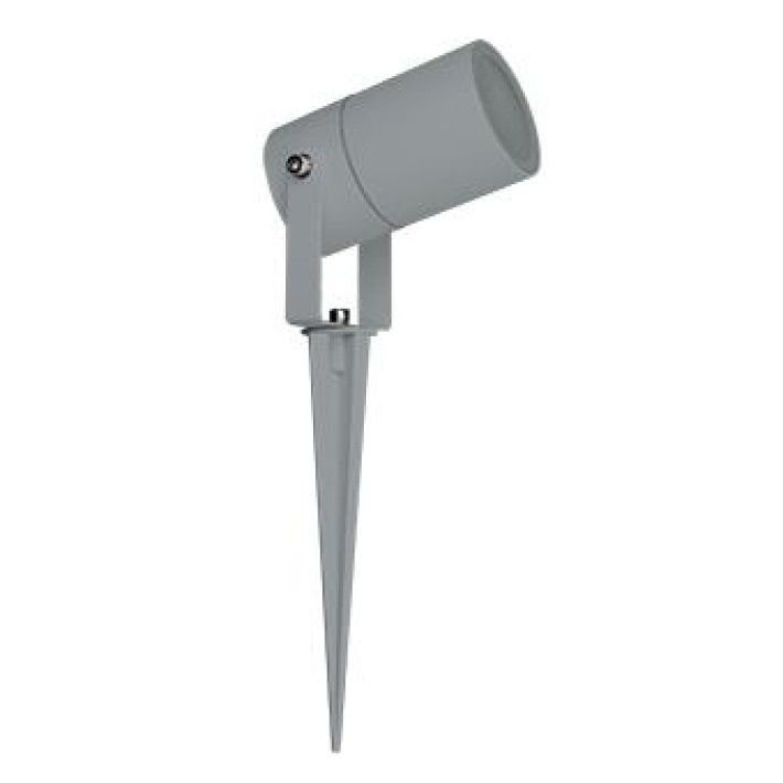ΦΩΤΙΣΤΚΟ ΚΗΠΟΥ GU10 ΑΛΟΥΜ 100V-240V ΓΚΡΙ (& ΠΑΣΑΛΑΚΙ)