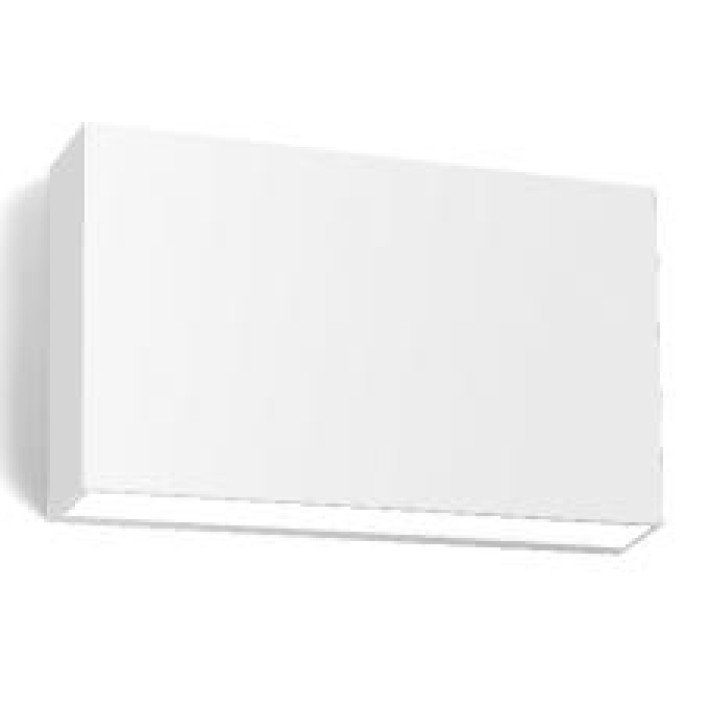 ΑΠΛΙΚΑ LED ΠΛΑΣΤΙΚΗ ΠΛΑΚΕ ΟΡΘ/ΝΙΟ UP&DOWN 2x5.5W 3000k ΛΕΥΚΟ