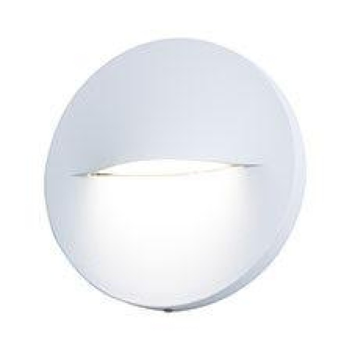 ΑΠΛΙΚΑ LED ΑΛΟΥΜ ΣΤΡΟΓΓΥΛΗ 3W 4000k ΛΕΥΚΟ 360l