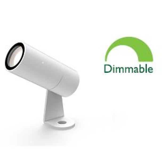 ΣΠΟΤ ΚΗΠΟΥ LED DIM 6W ΑΛΟΥMΙΝΙΟ 3000K 24V ΛΕΥΚΟ 510L