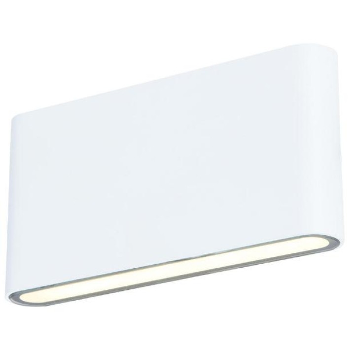 ΑΠΛΙΚΑ LED ΑΛΟΥΜ SLIM ΟΒΑΛ UP AND DOWN 2Χ6W 3000K SLIM ΛΕΥΚΟ