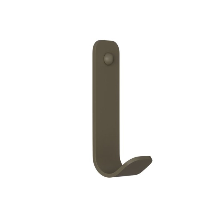 Άγκιστρο - Matt Light Bronze, Pam & Co, W5 x D5 x H13 (cm), 15-963