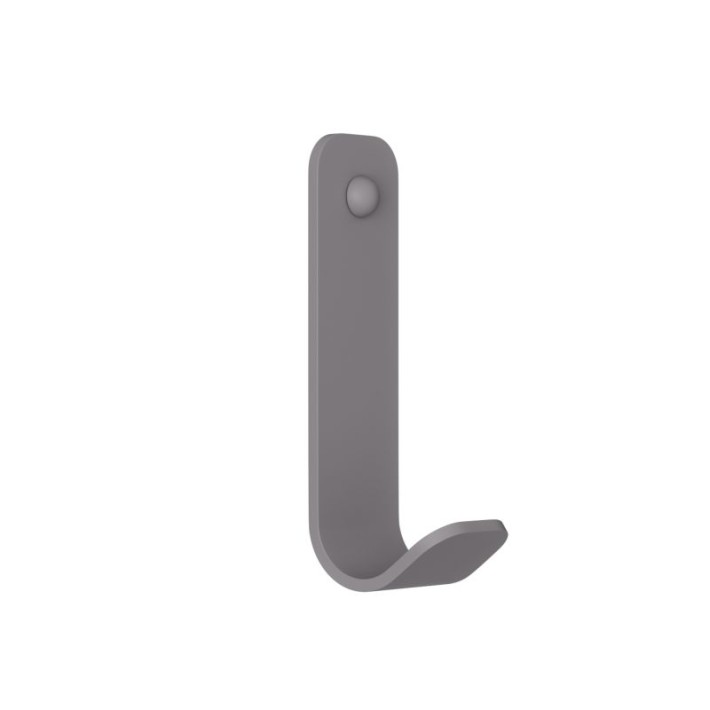 Άγκιστρο - Matt Concrete Grey, Pam & Co, W5 x D5 x H13 (cm), 15-163