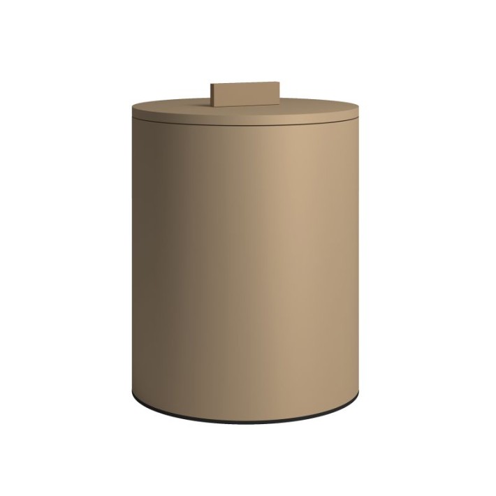 Κάδος Απορριμμάτων Πάγκου 6 Lit - Matt Beige, Pam & Co, Ø20 x H25 (cm), 2326-103