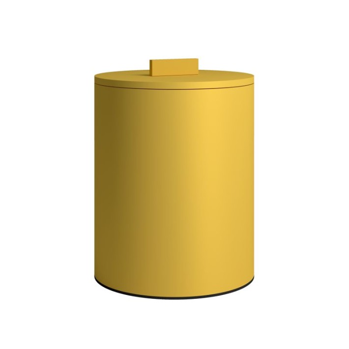 Κάδος Απορριμμάτων Πάγκου 6 Lit - Matt Yellow, Pam & Co, Ø20 x H25 (cm), 2326-603