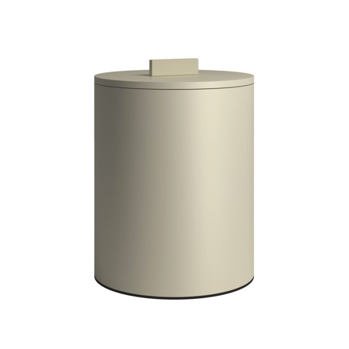 Κάδος Απορριμμάτων Πάγκου 6 Lit - Matt Ivory, Pam & Co, Ø20 x H25 (cm), 2326-703