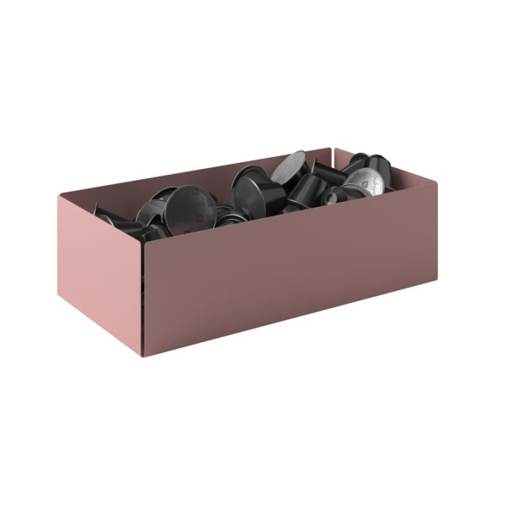 Θήκη για Κάψουλες - Matt Pink, Pam & Co, W25 x D13 x H7,5 (cm), 117-303