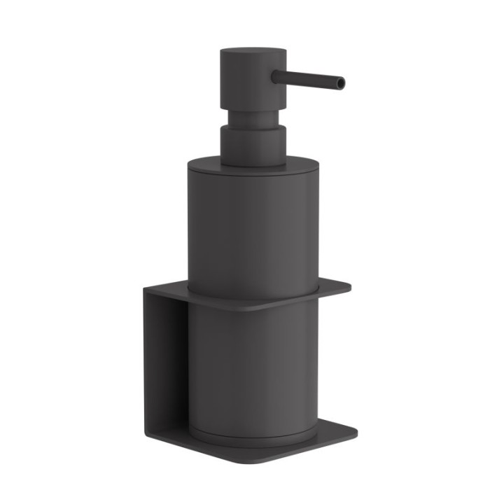 Επιτοίχιο Dispenser (250ml) - Matt Anthracite, Pam & Co, W7,5 x D7 x H19 (cm), 81-113