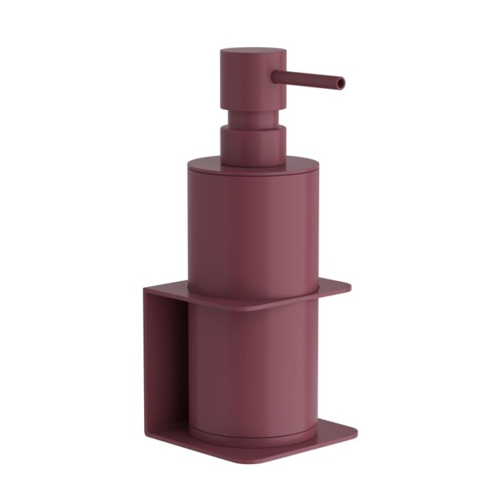 Επιτοίχιο Dispenser (250ml) - Matt Bordeaux, Pam & Co, W7,5 x D7 x H19 (cm), 81-153