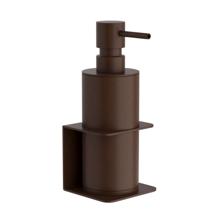 Επιτοίχιο Dispenser (250ml) - Matt Wenge, Pam & Co, W7,5 x D7 x H19 (cm), 81-943