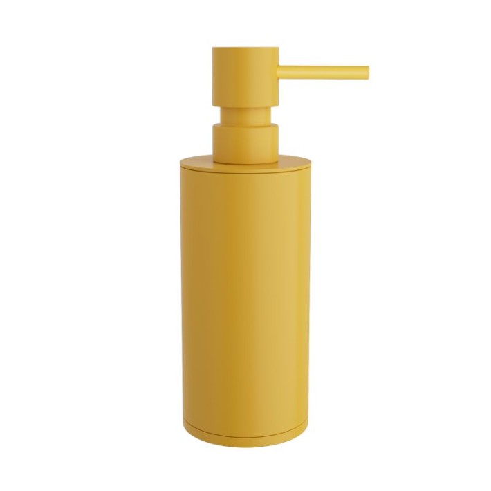 Dispenser (250ml) - Matt Yellow, Pam & Co, Ø6 x H19 (cm), 88-603