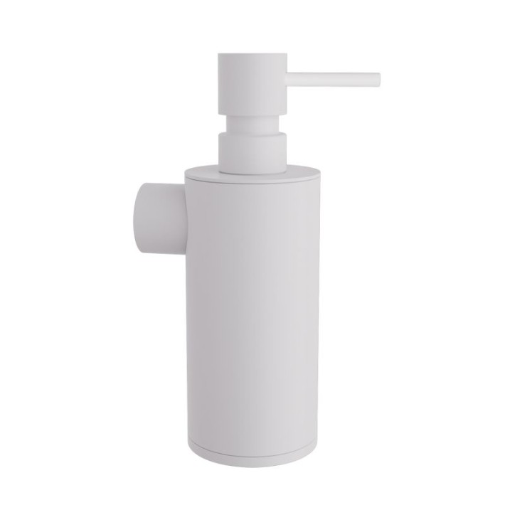 Επιτοίχιο Dispenser (250ml) - Matt White, Pam & Co, Ø6 x H19 (cm), 87-033