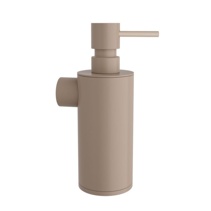 Επιτοίχιο Dispenser (250ml) - Matt Beige, Pam & Co, Ø6 x H19 (cm), 87-103