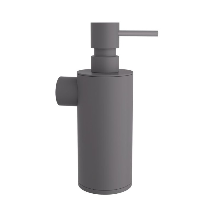 Επιτοίχιο Dispenser (250ml) - Matt Concrete Grey, Pam & Co, Ø6 x H19 (cm), 87-163