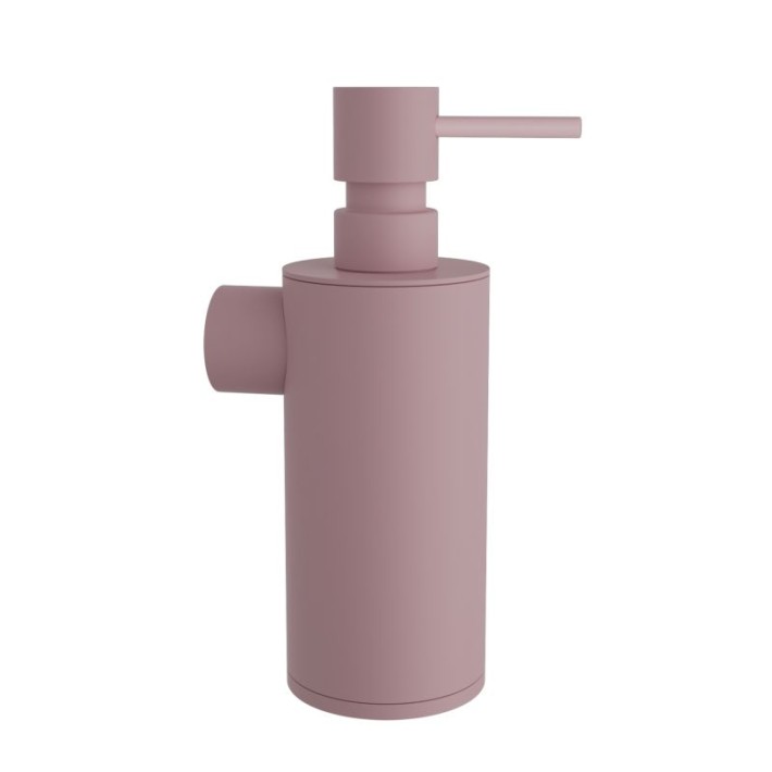 Επιτοίχιο Dispenser (250ml) - Matt Pink, Pam & Co, Ø6 x H19 (cm), 87-303